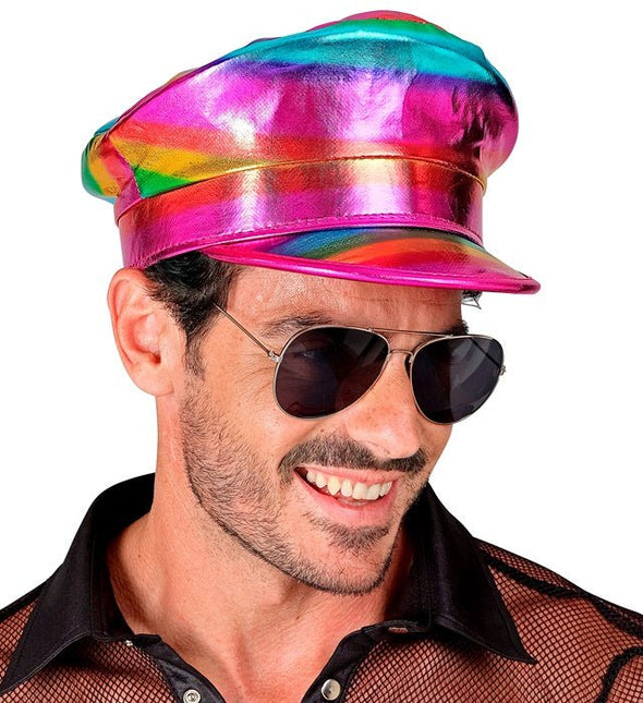 Kapiteinspet regenboog van Widmann koop je bij Partywinkel