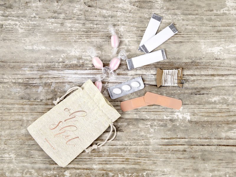 Katoenen Zakjes Oh Shit 15cm 10st van Partydeco koop je bij Partywinkel