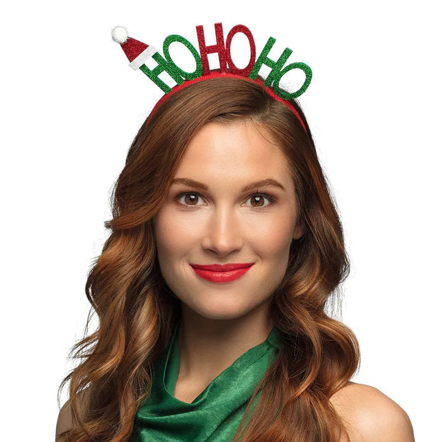 Kerst Haarband Ho Ho Ho van Boland koop je bij Partywinkel
