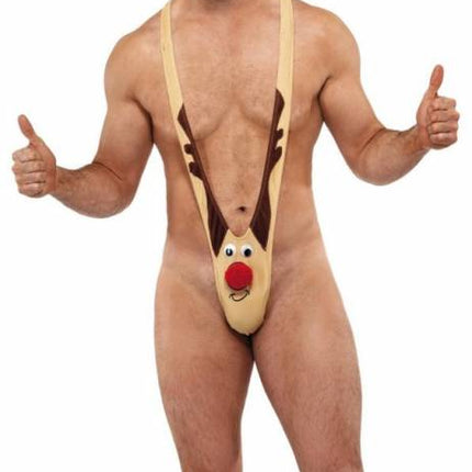 Kerst Mankini Rudolf van Smiffys koop je bij Partywinkel