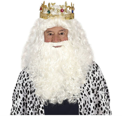 Kerstman Baard en Pruik van Fiestas Guirca koop je bij Partywinkel