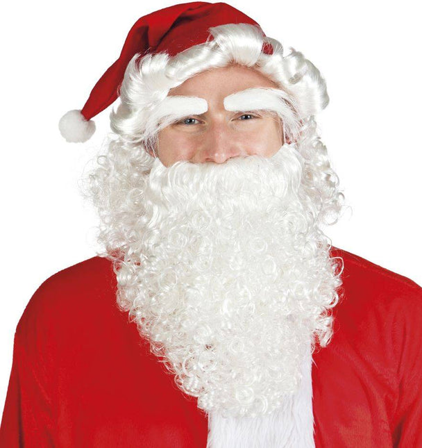 Kerstman Baard Set Deluxe van Boland koop je bij Partywinkel