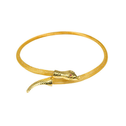 Ketting Slang Goud van Boland koop je bij Partywinkel