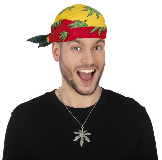 Ketting Zilver Marihuana van Fiestas Guirca koop je bij Partywinkel