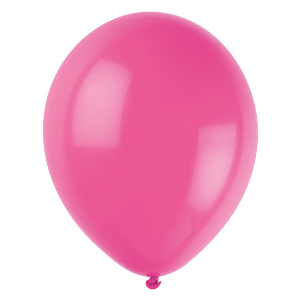 Hindbærrosa balloner, 30 cm, 50 stk.
