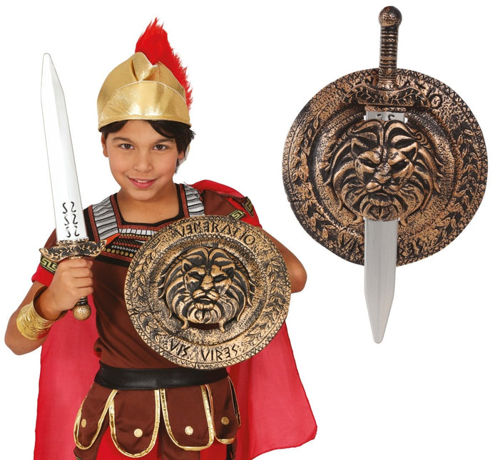 Kind Schild 29Cm En Zwaard 48cm van Fiestas Guirca koop je bij Partywinkel