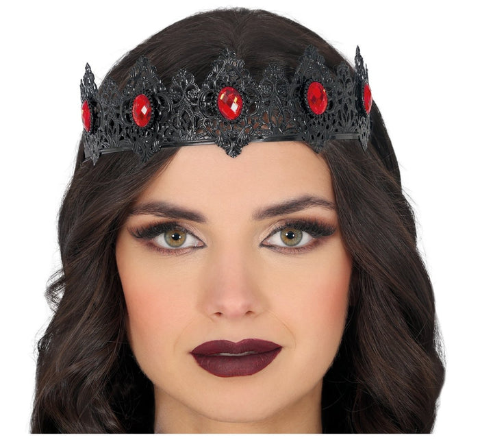 Koningin Hoofdband Zwart van Fiestas Guirca koop je bij Partywinkel