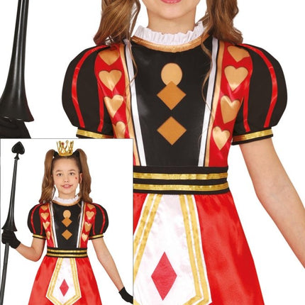 Koningin Jurk Meisje Harten van Fiestas Guirca koop je bij Partywinkel