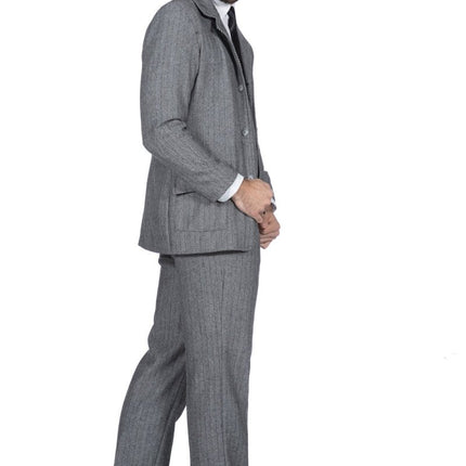 Kostuum Heren Roaring 20's colbert Grijs van Wilbers & Wilbers koop je bij Partywinkel