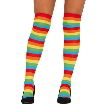 Kousen Gestreept Meerkleurig van Fiestas Guirca koop je bij Partywinkel