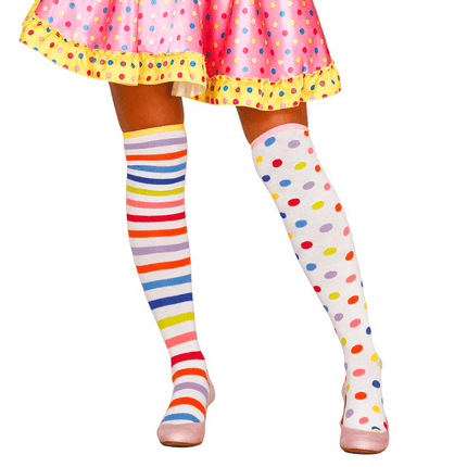 Kousen Stippen En Strepen 70cm van Fiestas Guirca koop je bij Partywinkel
