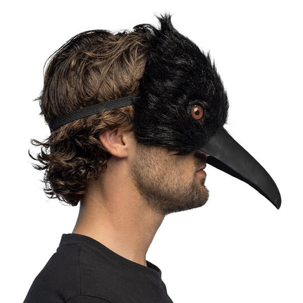 Kraai Masker Zwart van Boland koop je bij Partywinkel