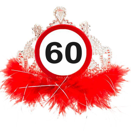 Kroontje 60 Jaar Verkeersbord van Folat koop je bij Partywinkel