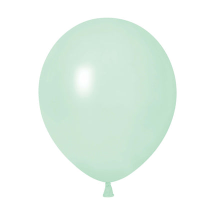 Pastelgrønne balloner, 30 cm, 50 stk.