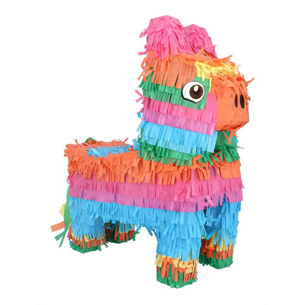 Lama Pinata Gekleurd 45cm van Boland koop je bij Partywinkel