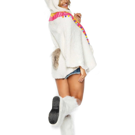 Lama Poncho Dames Leg Avenue van Leg Avenue koop je bij Partywinkel