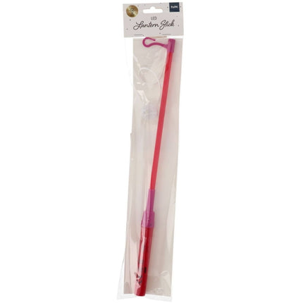 Lampionstokje Rood 40cm incl. batterij van Folat koop je bij Partywinkel