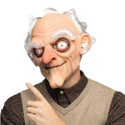 Latex hoofdmasker Grumpy van Boland koop je bij Partywinkel