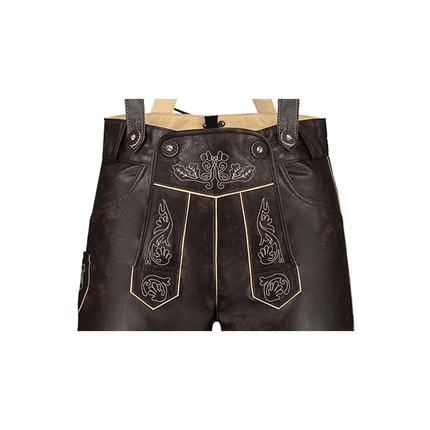 Lederhose Heren Leer van Haus Huberts koop je bij Partywinkel