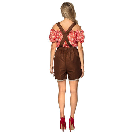 Lederhose met Blouse Dames van Boland koop je bij Partywinkel