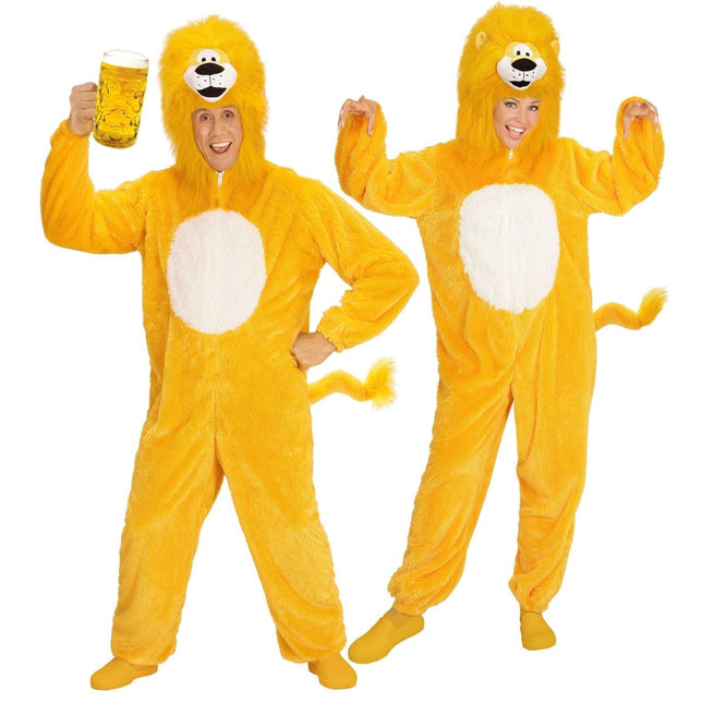 Leeuw Jumpsuit Geel van Widmann koop je bij Partywinkel