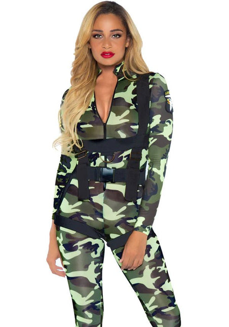 Leger Jumpsuit Dames Leg Avenue van Leg Avenue koop je bij Partywinkel