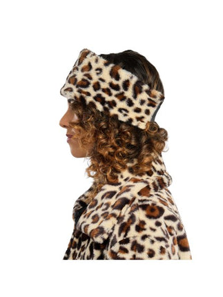 Hovedbånd med leopardmønster, one size
