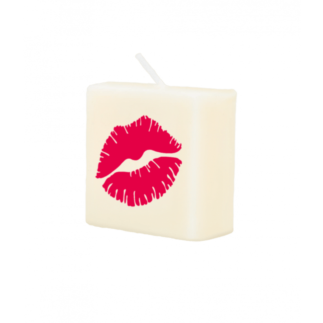 Letter Kaarsje Kus 4cm van Paper Dreams koop je bij Partywinkel