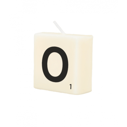 Letter Kaarsje O 4cm van Paper Dreams koop je bij Partywinkel