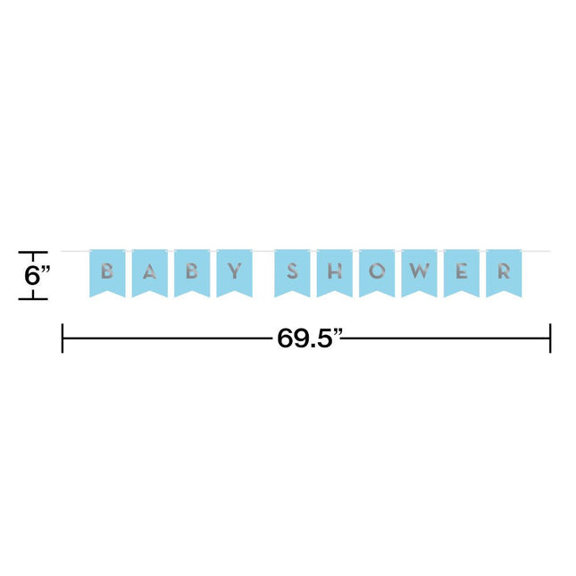 Letterslinger Baby Shower 1,7m van Creative Converting koop je bij Partywinkel