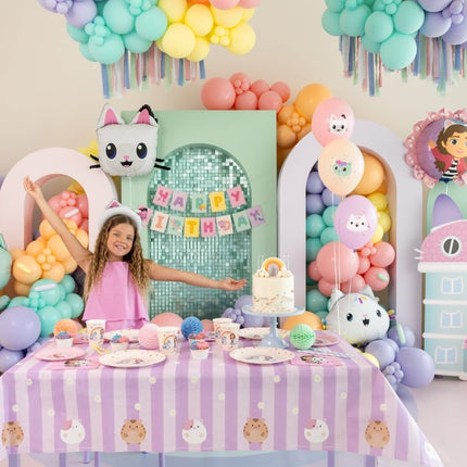 Letterslinger Happy Birthday Gabby's Dollhouse, 180 x 15 cm van Partydeco koop je bij Partywinkel