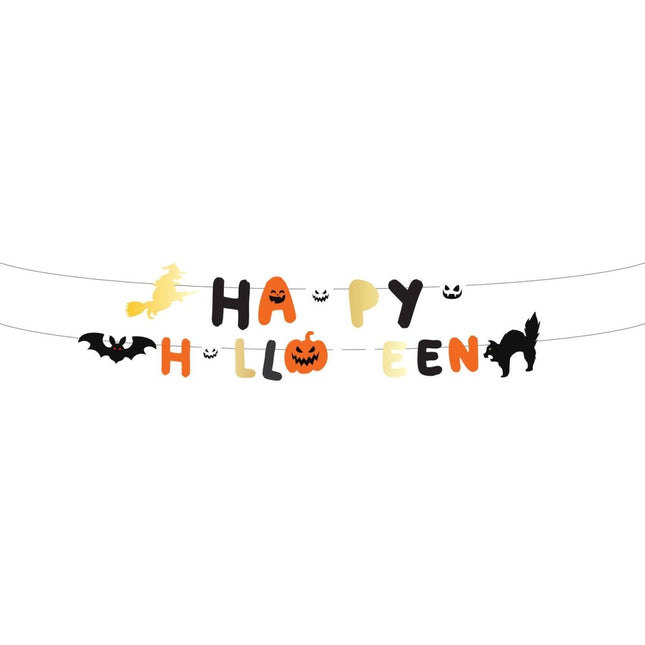 Letterslinger Happy Halloween van Folat koop je bij Partywinkel