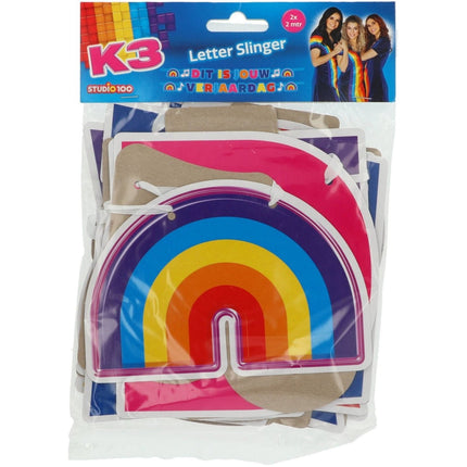 Letterslingers K3 Dit is jouw verjaardag 2m van Folat koop je bij Partywinkel