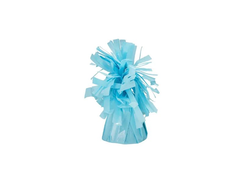 Lichtblauwe Ballon Gewicht 7cm 4st van Partydeco koop je bij Partywinkel