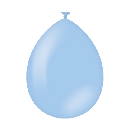 Lichtblauwe Ballonnen 30cm 50st van Paper Dreams koop je bij Partywinkel