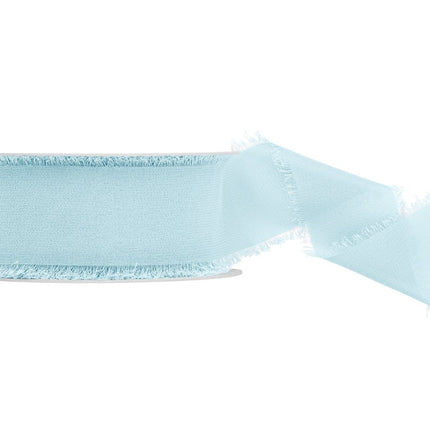 Lichtblauwe Lint 10m van Partydeco koop je bij Partywinkel