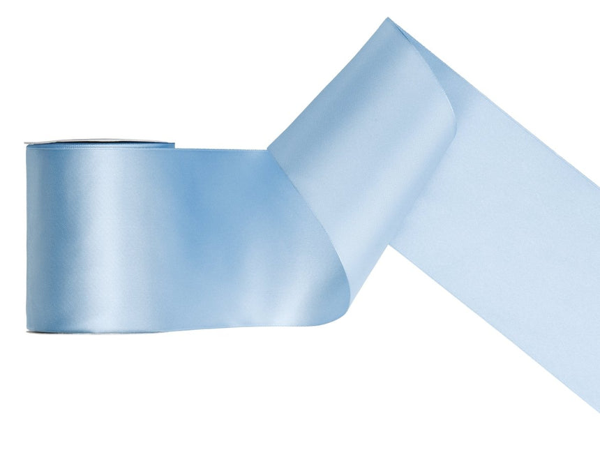 Lichtblauwe Lint 25m van Partydeco koop je bij Partywinkel