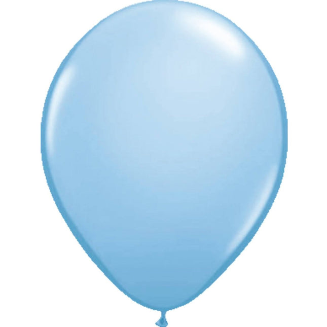 Lichtblauwe Metallic Ballonnen - 10 stuks van Folat koop je bij Partywinkel