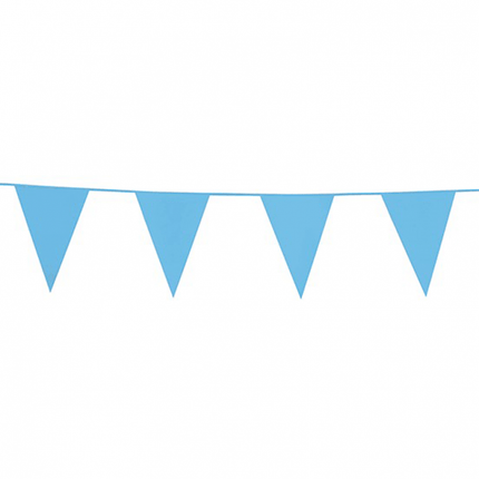 Lichtblauwe Slingers 10m van WeFiesta koop je bij Partywinkel