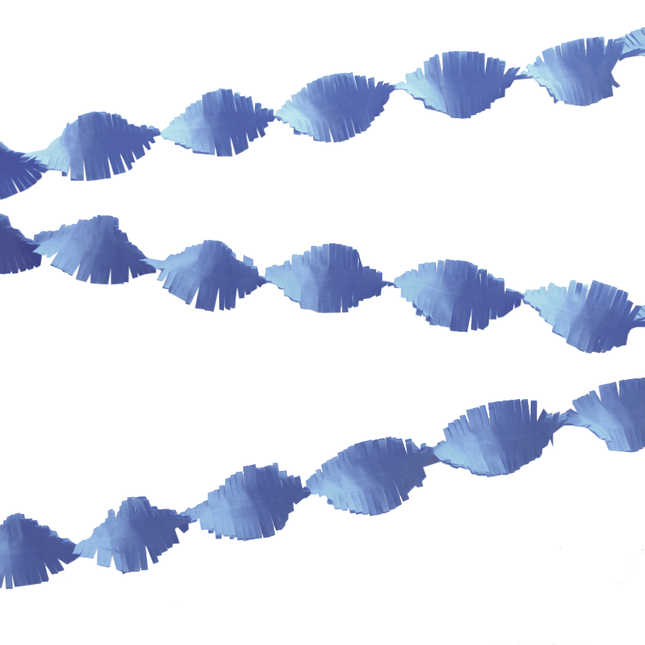 Lichtblauwe Slingers Crepe 24m van WeFiesta koop je bij Partywinkel