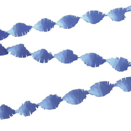 Lichtblauwe Slingers Crepe 6m van WeFiesta koop je bij Partywinkel