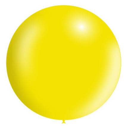 Lichtgele Reuze Ballon XL Metallic 91cm van Balloonia koop je bij Partywinkel