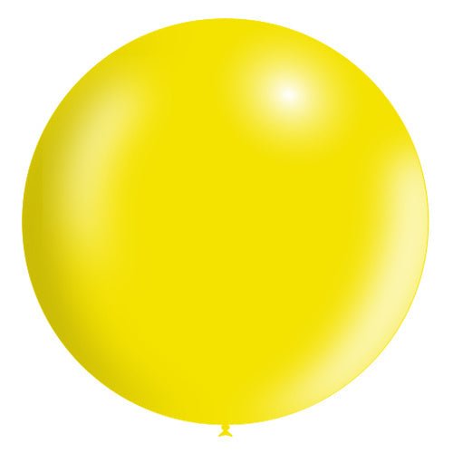 Lichtgele Reuze Ballon XL Metallic 91cm van Balloonia koop je bij Partywinkel