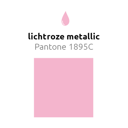 Lichtroze Ballonnen Metallic 25cm 50st van Balloonia koop je bij Partywinkel