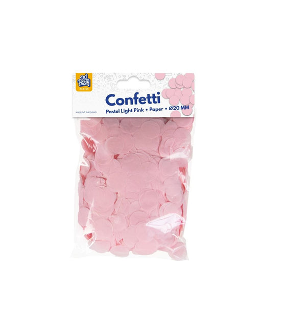 Lichtroze Confetti Pastel 50gr van Paper Dreams koop je bij Partywinkel