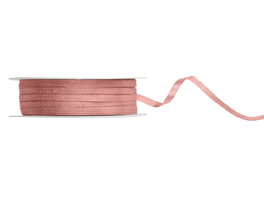 Lichtroze Lint 3Mm Satijn 50m van Partydeco koop je bij Partywinkel