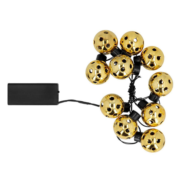 Lichtslinger LED Goud 1,4m van Boland koop je bij Partywinkel