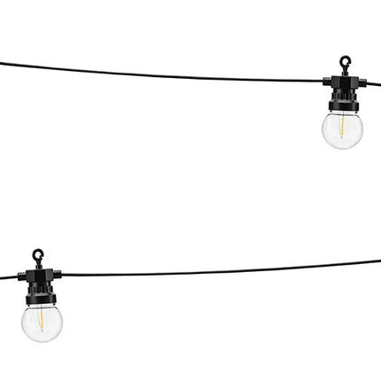 Lichtslinger LED Lampjes Zwart 5m van Partydeco koop je bij Partywinkel