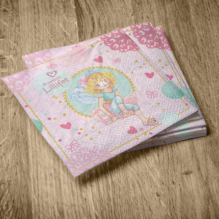 Prinsesse Lillifee-servietter, 33 cm, 20 stk.