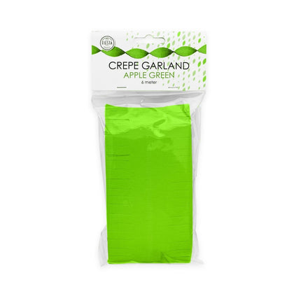 Lime Groene Slingers Crepe 6m van WeFiesta koop je bij Partywinkel